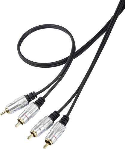 SpeaKa Professional SP-7870144 Cinch Audio Anschlusskabel [2x Cinch-Stecker - 2x Cinch-Stecker] 1.00 von SpeaKa Professional