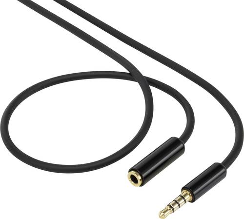 SpeaKa Professional SP-7870552 Klinke Audio Verlängerungskabel [1x Klinkenstecker 3.5mm - 1x Klinke von SpeaKa Professional