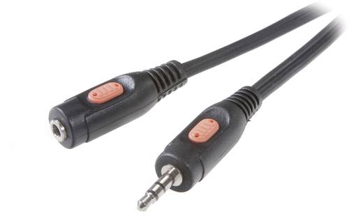 SpeaKa Professional SP-7870228 Klinke Audio Verlängerungskabel [1x Klinkenstecker 3.5mm - 1x Klinke von SpeaKa Professional