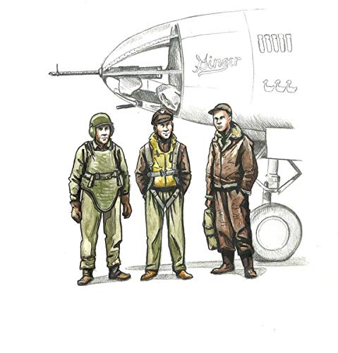 1/72 WWII US-Bomberpilot und zwei Kanoniere von Special Hobby