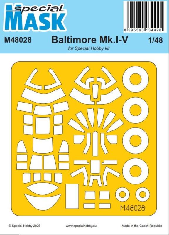 Baltimore Mk.I-V - Mask Baltimore Mk.I-V - Mask von Special Hobby