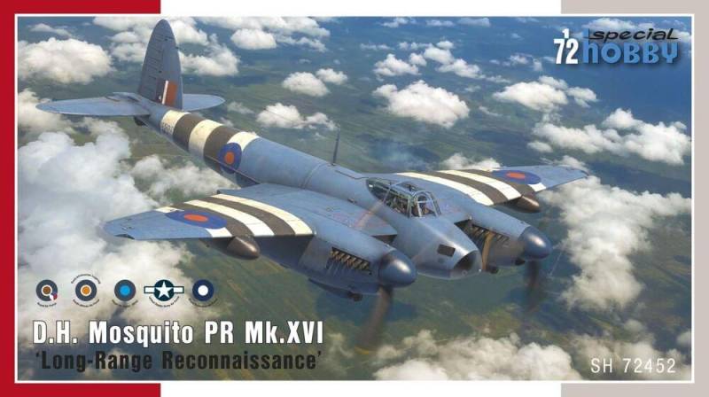 DH. Mosquito PR Mk.XVI - Long-Range Reconnaissance DH. Mosquito PR Mk.XVI - Long-Range Reconnaissance von Special Hobby