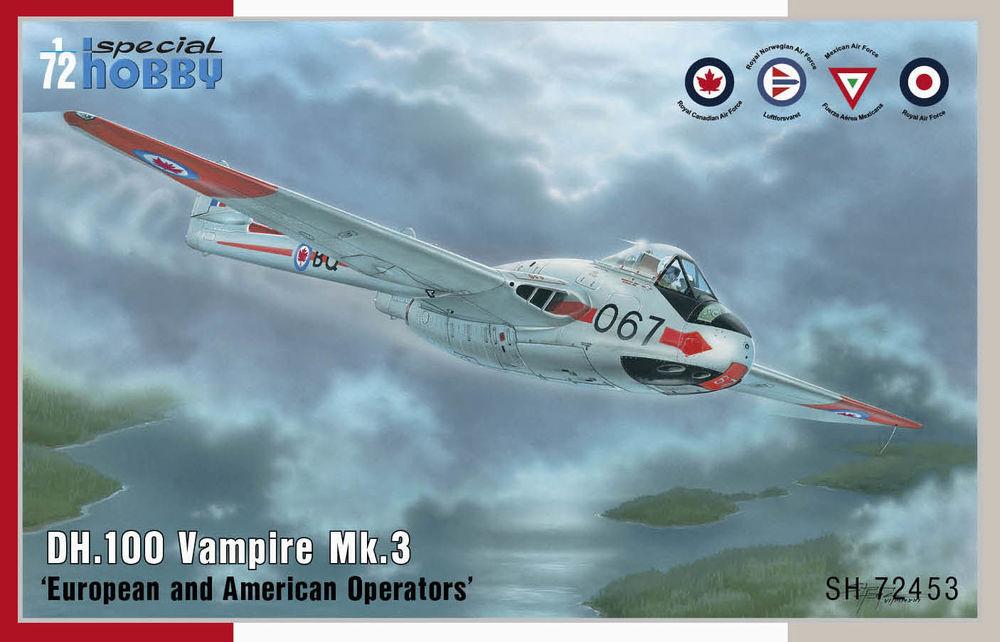 DH.100 Vampire Mk.3 European and American Operators DH.100 Vampire Mk.3 European and American Operators von Special Hobby