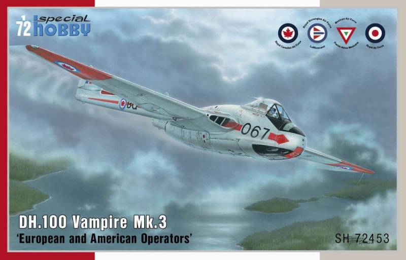 DH.100 Vampire Mk.3 European and American Operators von Special Hobby