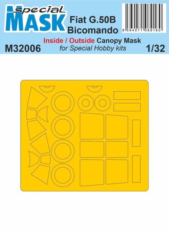 Fiat G.50B Bicomando - Mask Fiat G.50B Bicomando - Mask von Special Hobby