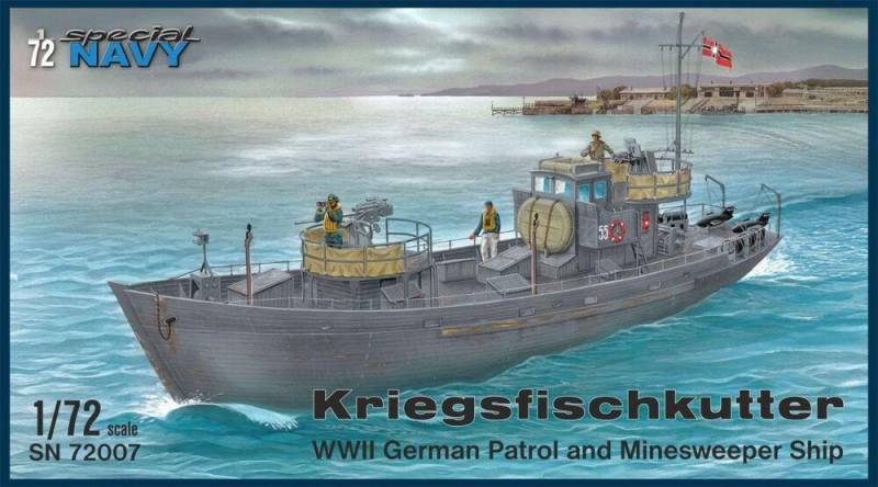 Kriegsfischkutter  - WWII German Patrol and Minesweeper Ship von Special Hobby
