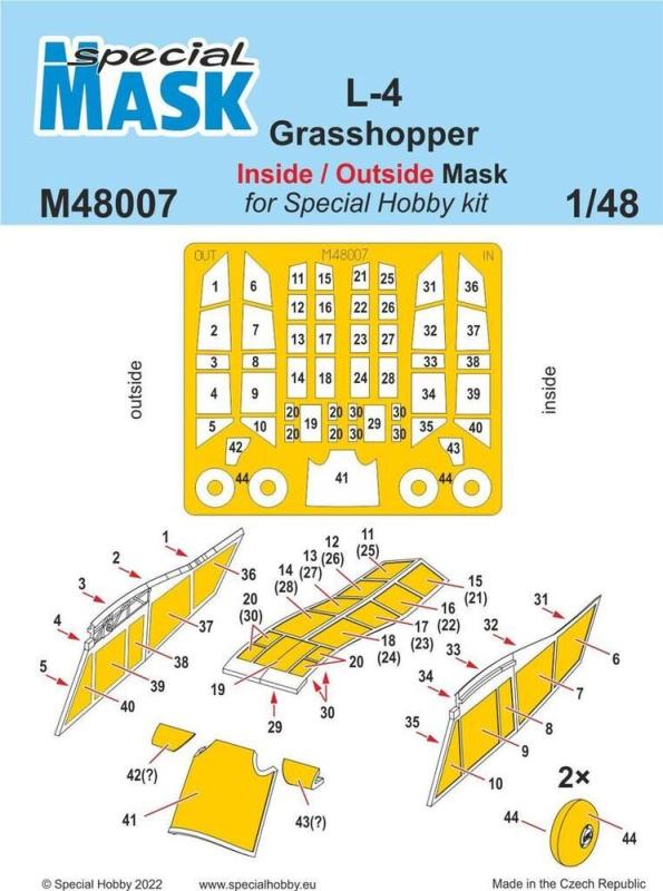 L-4 Grasshopper Inside/Outside - MASK L-4 Grasshopper Inside/Outside - MASK von Special Hobby