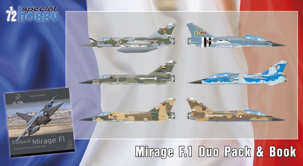 Mirage F.1 Duo Pack & Book Mirage F.1 Duo Pack & Book von Special Hobby