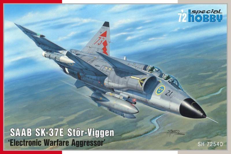 SAAB SK-37E Stör-Viggen - Electronic Warfare Agressor SAAB SK-37E Stör-Viggen - Electronic Warfare Agressor von Special Hobby