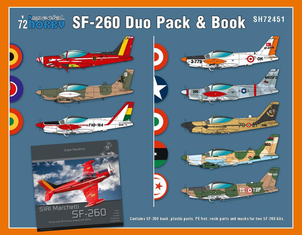 SIAI-Marchetti SF-260 Duo Pack & Book SIAI-Marchetti SF-260 Duo Pack & Book von Special Hobby