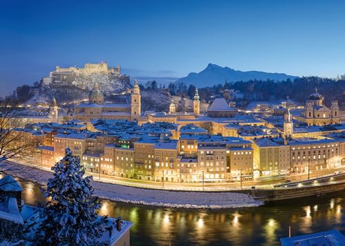 Ravensburger Puzzle 12000373 - Salzburger Abendstimmung - 1000 Teile Puzzle für Erwachsene und Kinder ab 14 Jahren von Ravensburger