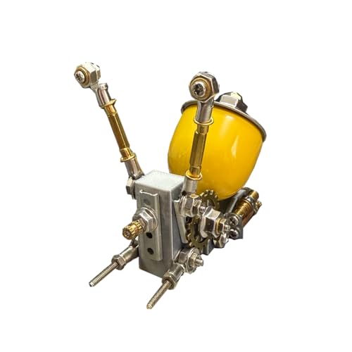 3D Metall Puzzle Schnecke - 89 Stück Steampunk Modell Erwachsene DIY Hand Montage für Geburtstag Geschenk(Gelb) von SpedUpX