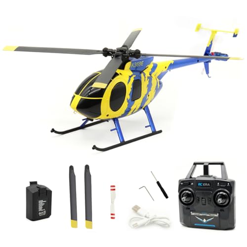 SpedUpX RC ERA C184 MD500 RC-Helikopter, 2,4G 4-Kanal mit 6-Achsen-Gyro & Start/Landung mit Nur Einer Taste & Optische Flusspositionierung Für Erwachsene Und Anfänger - 1PCS Batterie SpedUpX RC ERA C184 MD500 RC-Helikopter, 2,4G 4-Kanal mit 6-Achsen-Gyro & Start/Landung mit Nur Einer Taste & Optische Flusspositionierung Für Erwachsene Und Anfänger - 1PCS Batterie von SpedUpX