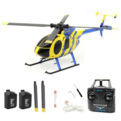 SpedUpX RC ERA C184 MD500 RC-Helikopter, 2,4G 4-Kanal mit 6-Achsen-Gyro & Start/Landung mit Nur Einer Taste & Optische Flusspositionierung Für Erwachsene Und Anfänger - 2PCS Batterie SpedUpX RC ERA C184 MD500 RC-Helikopter, 2,4G 4-Kanal mit 6-Achsen-Gyro & Start/Landung mit Nur Einer Taste & Optische Flusspositionierung Für Erwachsene Und Anfänger - 2PCS Batterie von SpedUpX