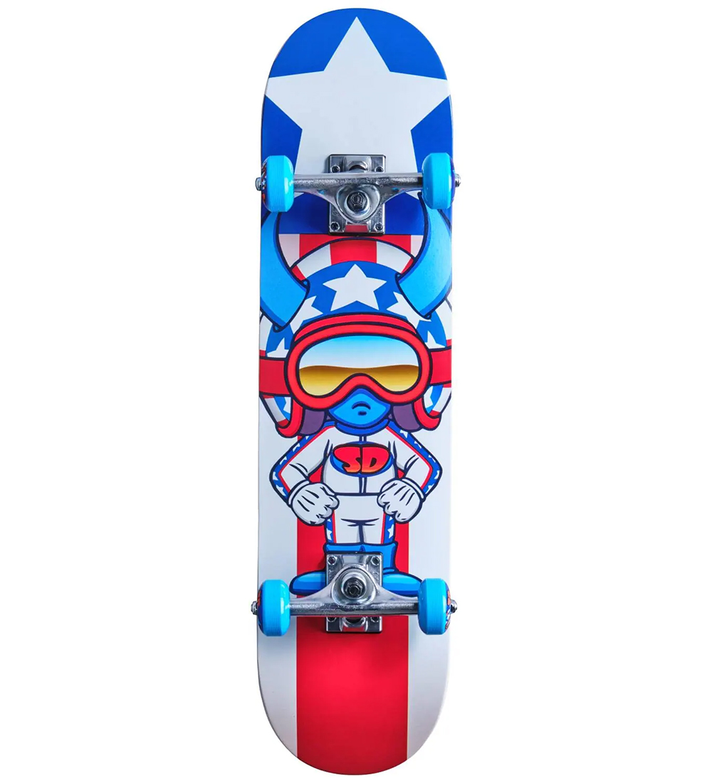 Speed Demons Skateboard - 8" - Charaktere vollständig - Sterne - Speed Demons - One Size - Skateboards von Speed Demons