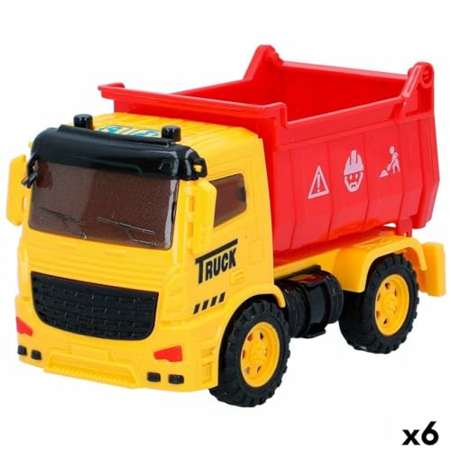 Speed & Go Lkw für öffentliche Arbeiten, Licht, Sound, 14,5 x 9 x 7,5 cm (6 Stück) von Speed & Go