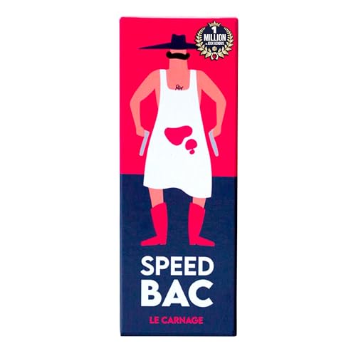 Speed Bac – Gesellschaftsspiel für Erwachsene – schnell und wahnsinnig – 2 bis 7 Spieler – Gesellschaftsspiel von ATM Gaming
