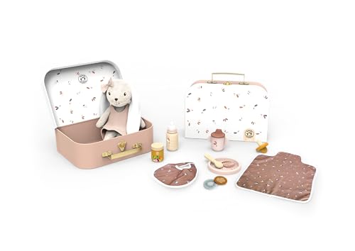 Speedy Monkey Puppen-Set aus Holz, Hase mit Zubehör für Babys, mehrfarbig, 30 x 20 x 10 cm Speedy Monkey Puppen-Set aus Holz, Hase mit Zubehör für Babys, mehrfarbig, 30 x 20 x 10 cm von Speedy Monkey