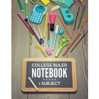 College Ruled Notebook - 1 Subject von Speedy