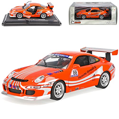 Speedy Porsche 911 997 Gt3 GT 3 Cup Version Orange 1/24 Mondo Motors Motor Modellauto Modell Auto von Speedy