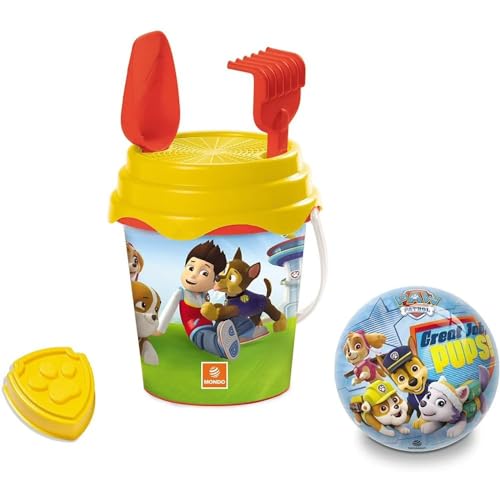 Mondo Toys - BUCKET SET + WATER CAN PAW PATROL - Sandeimer Set ø17 cm mit Giesser - 6-Teiliges Strandspielzeug Set für Kinder ab 3 Jahren, Strandset - 28243 Mondo Toys - BUCKET SET + WATER CAN PAW PATROL - Sandeimer Set ø17 cm mit Giesser - 6-Teiliges Strandspielzeug Set für Kinder ab 3 Jahren, Strandset - 28243 von Mondo