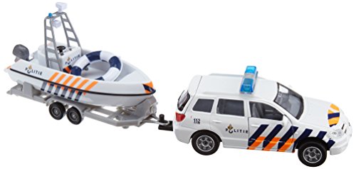 Speelgoed 521577 - Spielmodell - Auto Polizei mit Boot P/B von Speelgoed