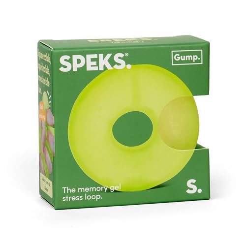 SPEKS Gump Loop | Algen | Ultraweiches Squishy Fidget Spielzeug für Erwachsene & Jugendliche | Handflächengröße Spaß Stressabbau & Schreibtischspielzeug | Quetschbare Memory Loop mit Gelfüllung von Speks