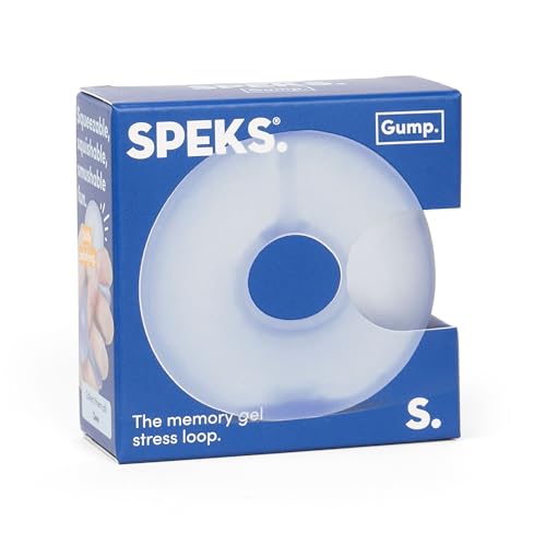 SPEKS Gump Loop | Dew | Ultra Soft Squishy Fidget Toy für Erwachsene & Jugendliche | Handflächengröße Spaß Stressabbau & Schreibtischspielzeug | Quetschbare Memory Loop mit Gelfüllung von Speks