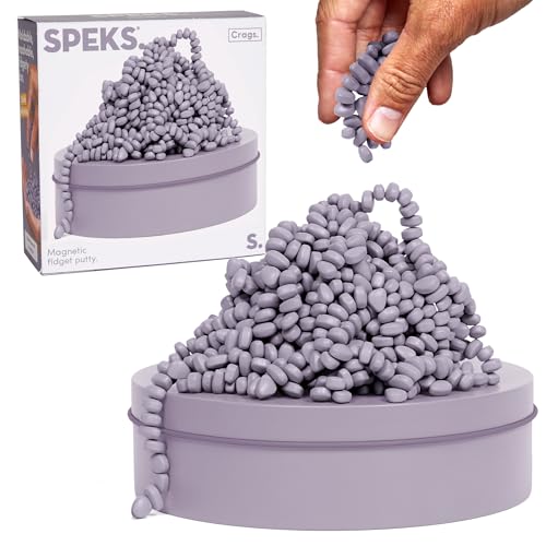 Speks Crags Ferrit Putty 1000+ Ferritsteine in einer Dose, Fidget Toy für Erwachsene & Teens 14+, Schreibtischspielzeug für Büro, Weihnachtsgeschenk, Urlaubsstrumpffüller, Stressabbau Geschenk | von Speks