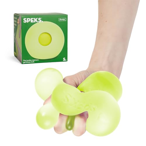 Speks Jumbo Gump Stressbälle | Ultraweiches Squishy Fidget Spielzeug für Erwachsene & Jugendliche | Stressabbau & Schreibtischspielzeug | Algen von Speks