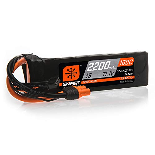 11,1 V 2200 mAh 3S 100C Smart LiPo-Akku: IC3 von Spektrum