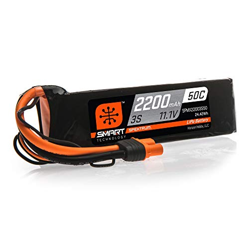 11,1 V 2200 mAh 3S 50C Smart LiPo-Akku: IC3 11,1 V 2200 mAh 3S 50C Smart LiPo-Akku: IC3 von Spektrum