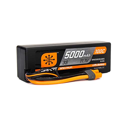 11,1 V 5000 mAh 3S 100C Smart Hardcase LiPo-Akku: IC3 11,1 V 5000 mAh 3S 100C Smart Hardcase LiPo-Akku: IC3 von Spektrum
