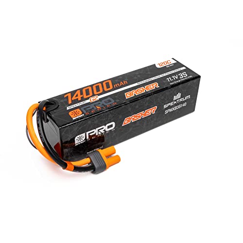 Spektrum 11.1V 14000mAh 3S 120C Smart G2 Pro Basher LiPo Battery: IC5 Spektrum 11.1V 14000mAh 3S 120C Smart G2 Pro Basher LiPo Battery: IC5 von Spektrum
