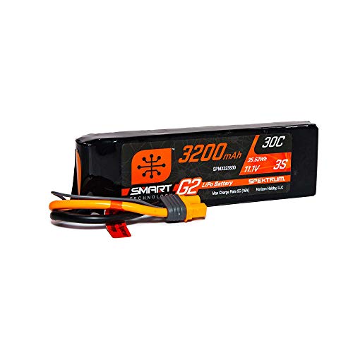 11.1V 3200mAh 3S 30C Smart G2 LiPo Battery: IC3 von Spektrum