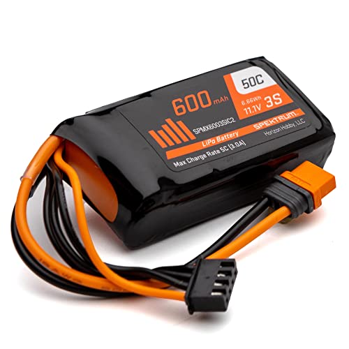 11.1V 600mAh 3S 50C LiPo Battery: IC2 11.1V 600mAh 3S 50C LiPo Battery: IC2 von Spektrum
