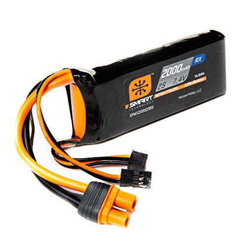 7.4 V 2000mAh 2S 15C Smart LiPo-Empfänger-Akku: Universal-Empfänger, IC3 von Spektrum