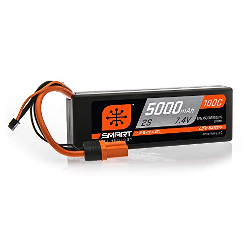 7,4 V 5000mAh 2S 100C Smart Hardcase LiPo-Akku: IC5 von Spektrum