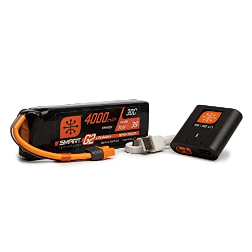 Spektrum Smart Powerstage Air Bundle: 4000mAh 3S G2 LiPo Battery / S120 Charger von Spektrum