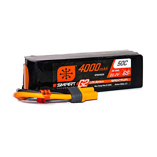 Spektrum 22.2V 4000mAh 6S 50C Smart G2 LiPo Battery: IC5 von Spektrum