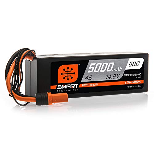 Spektrum 14.8V 5000mAh 4S 50C Smart Hardcase LiPo-Akku: IC5, SPMX50004S50H5 von Spektrum