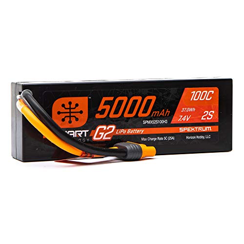Spektrum SPMX52S100H3 5000mAh 2S 7.4V Smart G2 LiPo 100C IC3, Multi Spektrum SPMX52S100H3 5000mAh 2S 7.4V Smart G2 LiPo 100C IC3, Multi von Spektrum