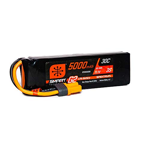 Spektrum SPMX53S30 5000mAh 3S 11.1V Smart G2 LiPo 30C IC5, Multi von Spektrum