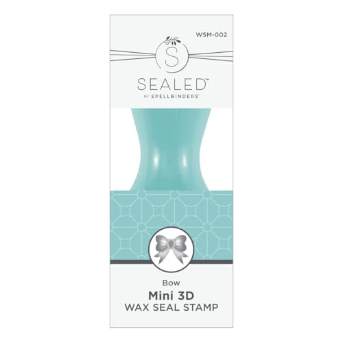 Spellbinders Bow Mini 3D Wachssiegel aus der Mini Wax Seals Collection von Spellbinders