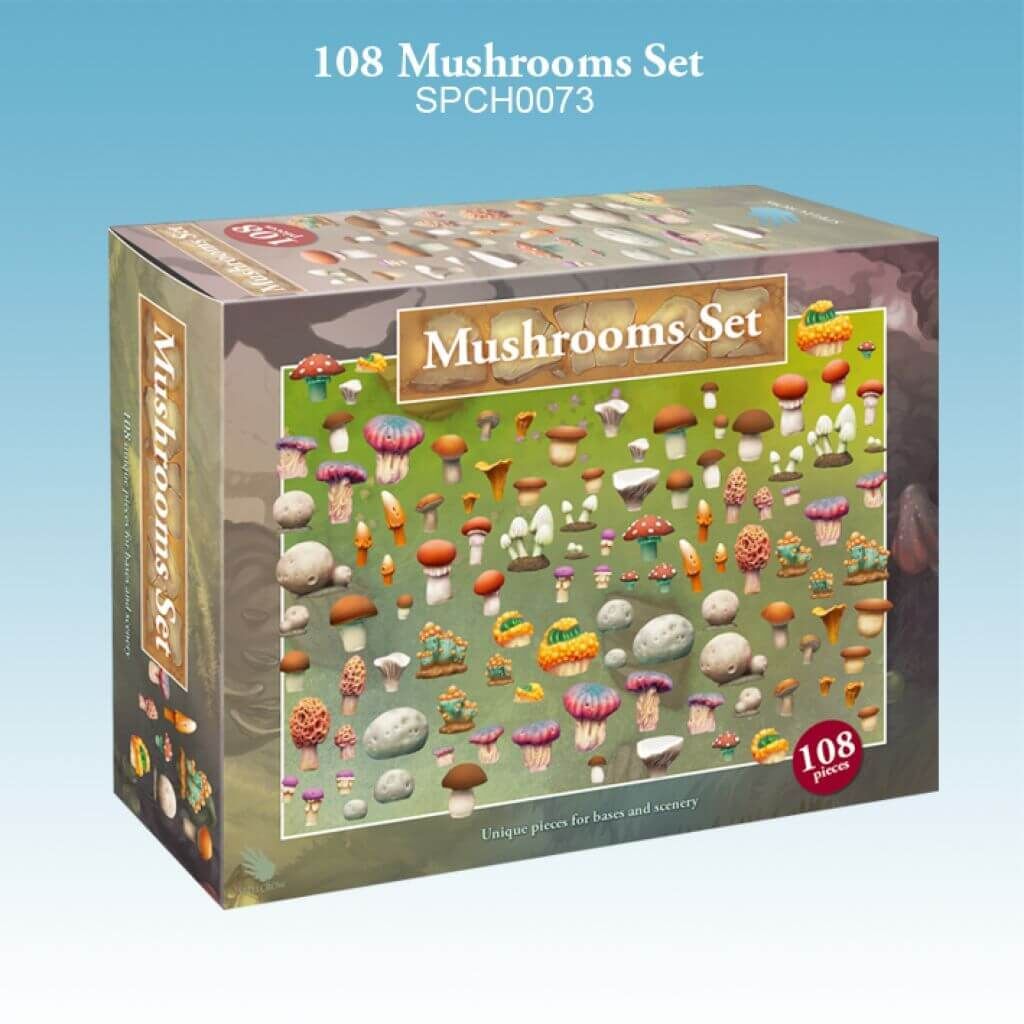 '108 Mushrooms Set' von Spellcrow