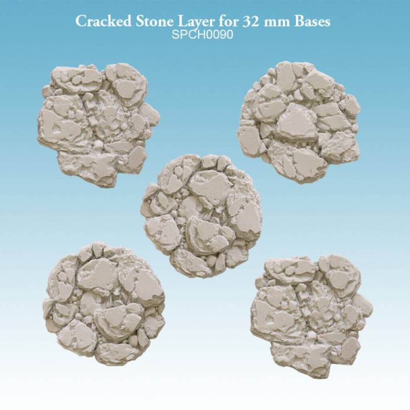 'Cracked Stone Layers for 32 mm Bases' von Spellcrow