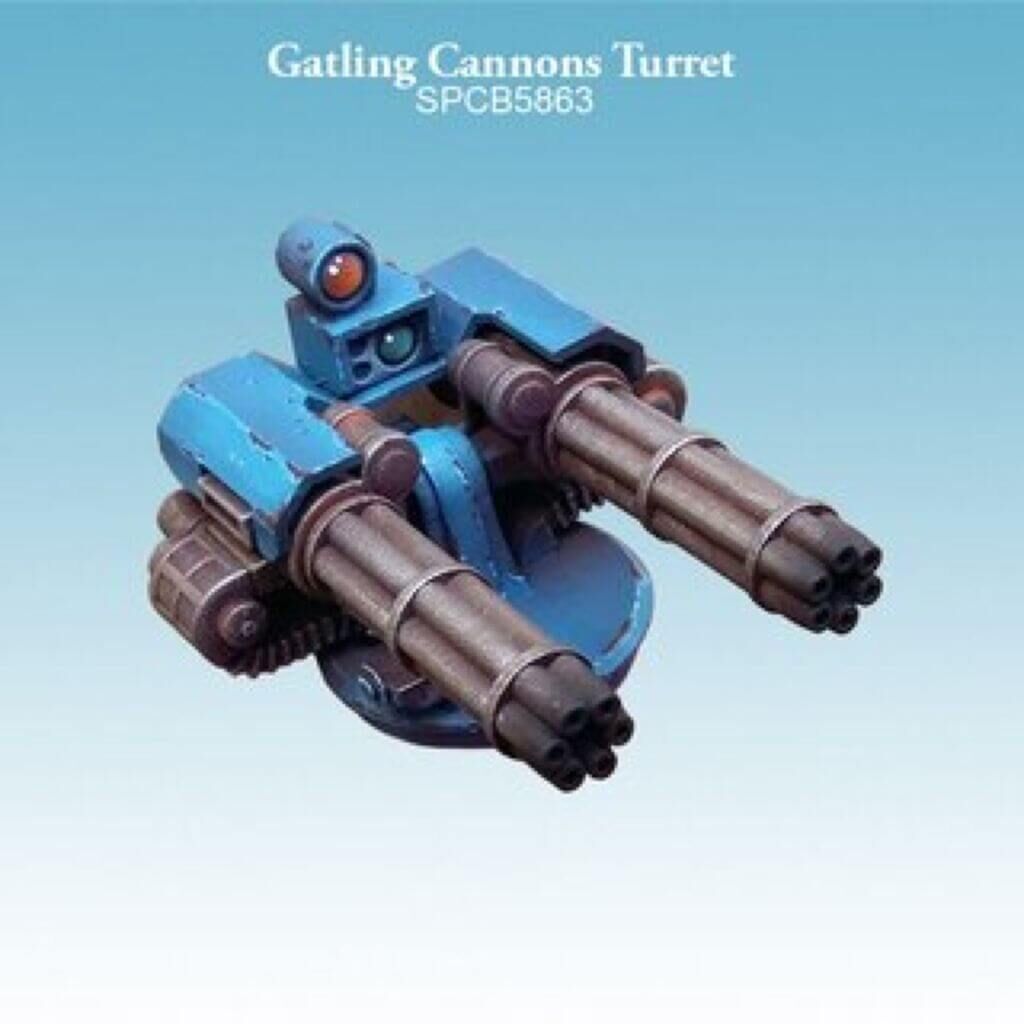 'Gatling Cannons Turret' von Spellcrow