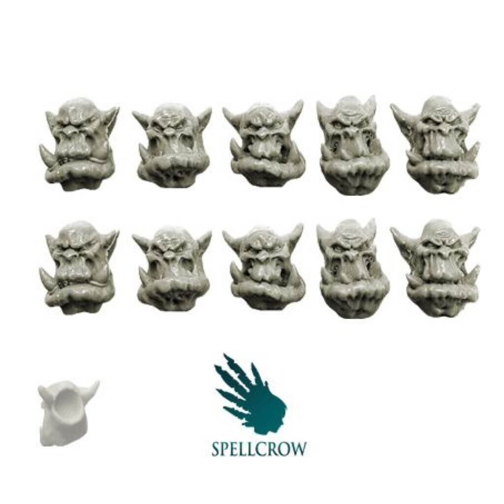 'Orcs Standard Heads (ver. 3)' von Spellcrow