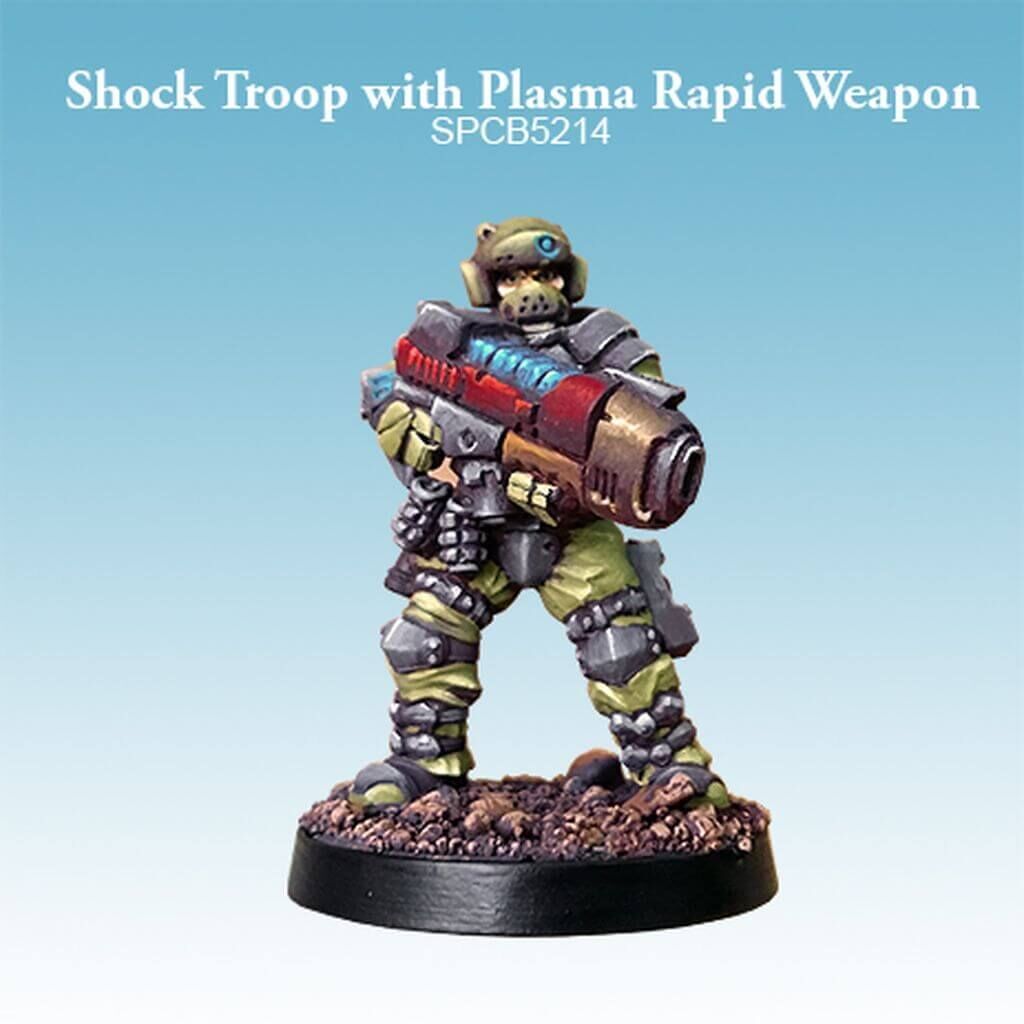 'Shock Troop with Plasma Rapid Weapon' von Spellcrow