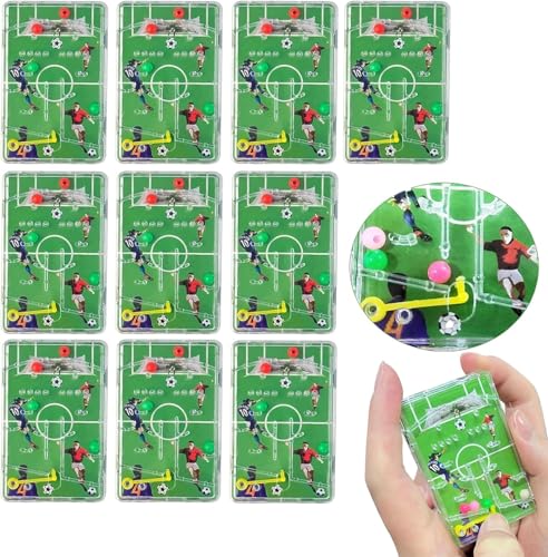 10 Stück Fussball Flipper Spielzeug,Fußball Geschicklichkeitsspiel Kunststoffplatte Flipper,Geduldsspiel Fussball Flipperspiel,Fussball Flipper Kleines Spielzeug,für Mädchen Jungen Geburtstag Party 10 Stück Fussball Flipper Spielzeug,Fußball Geschicklichkeitsspiel Kunststoffplatte Flipper,Geduldsspiel Fussball Flipperspiel,Fussball Flipper Kleines Spielzeug,für Mädchen Jungen Geburtstag Party von SpetngSake